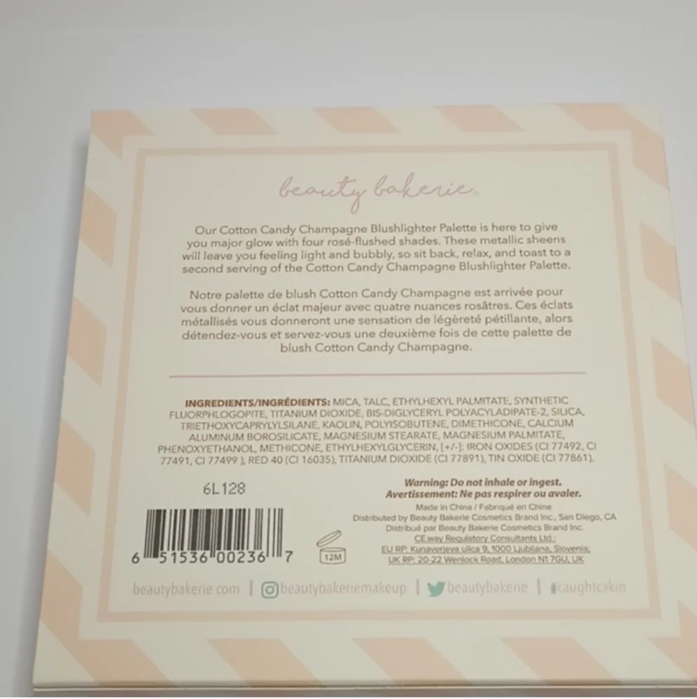 Beauty Bakarie Cotton Cady Champagne Blushlighter Palette